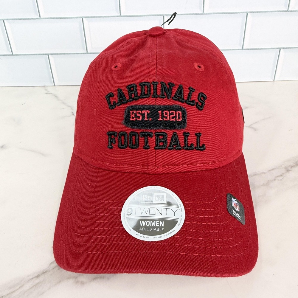 Arizona Cardinals Hat Cap Strap Back Womens‎ Red NFL Football 9TWENTY New Era